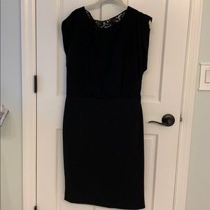 Burberry black dress with lace back